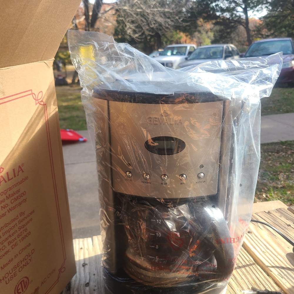 Brand new coffee maker